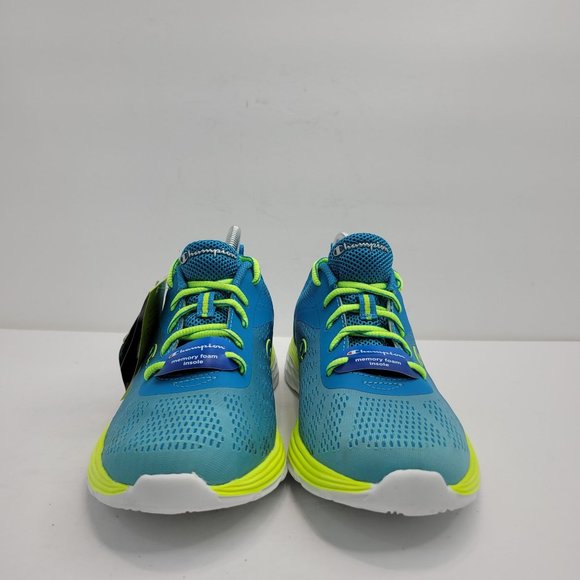 Champion Memory Foam Women's Athletic Shoes Blue Lime Green US Size 9.5 NWT - Picture 3 of 9